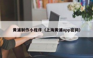 靖江黄浦制作小程序（上海黄浦app官网）