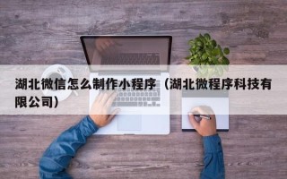 靖江湖北微信怎么制作小程序（湖北微程序科技有限公司）